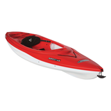 Pelican Summit 100X Sit-In 1-Person Kayak, Fireman Red/White, 10-ft Front_Three_Fourths_Angled_Right