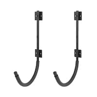 Supports muraux de rangement pour kayak Invincible Marine, noir Front_Angled_Left