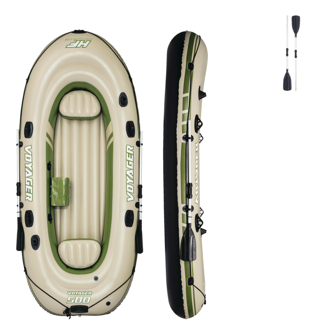 Bestway Hydro-Force Voyager 500 Inflatable River Boat w/Built-in