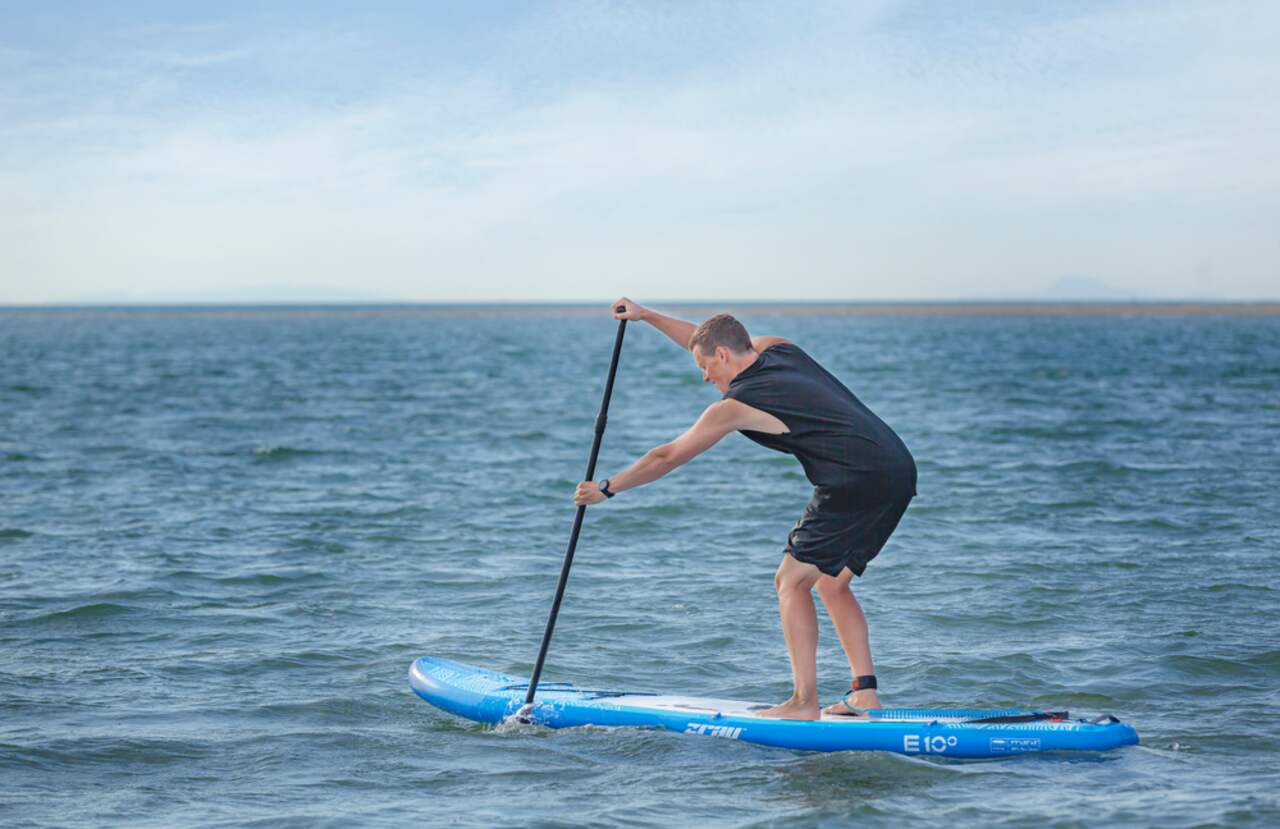 Zray E10 Inflatable Stand Up Paddle Board, 9-ft 9-in