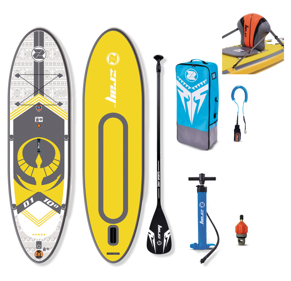 Zray D1 Inflatable Stand Up Paddle Board, 10-ft