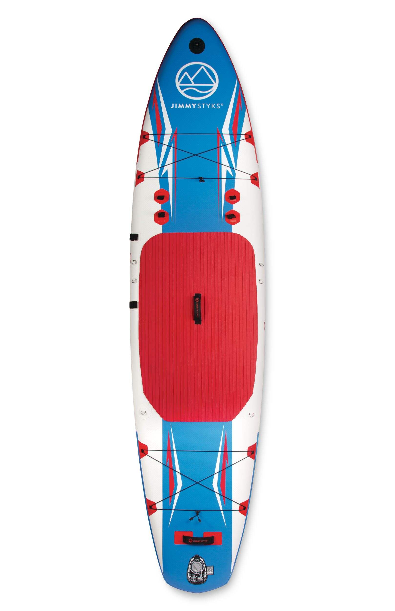 Planche à pagaie gonflable, hybride, 11 pi 6 po Overhead_Flat