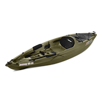 Kayak de pêche Sun Dolphin Journey, 10 pi, 1 personne, vert olive