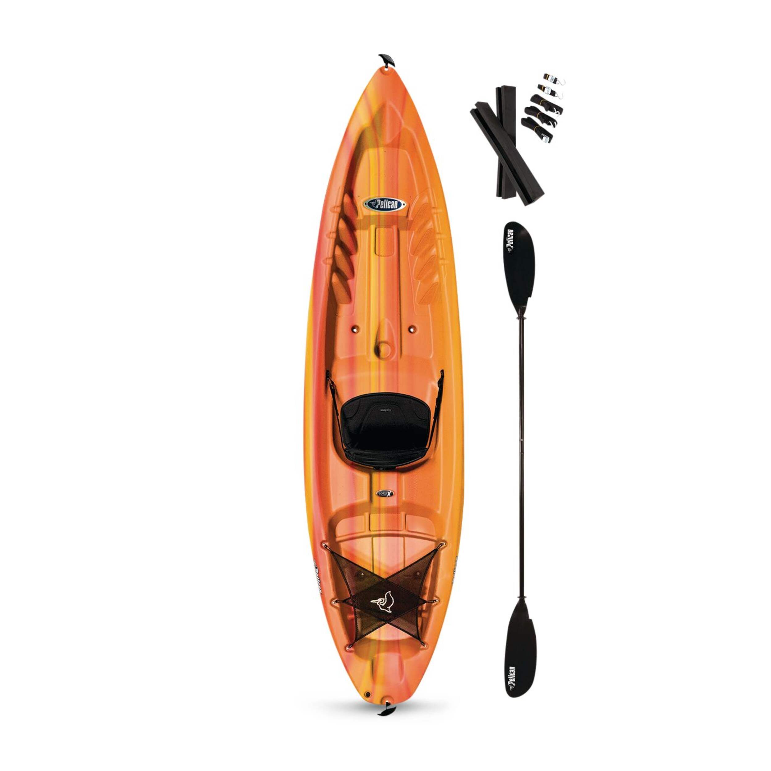 Kayak Pelican Tailwind 100x avec accessoires, 1 personne, orange Composite_or_Mixed
