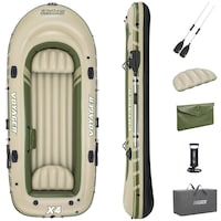 Bestway Hydro-Force¿ Voyager X4 Inflatable Boat, 4-Person, Khaki