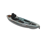 Pelican Sentinel 100X Angler Fishing Kayak, 1-Person, Forest Mist/Magnetic Grey Front_Three_Fourths_Angled_Right