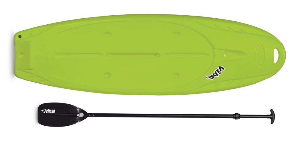 Pelican Vibe 80 Junior 1-Person Stand Up Paddle Board, Lime, 8-ft