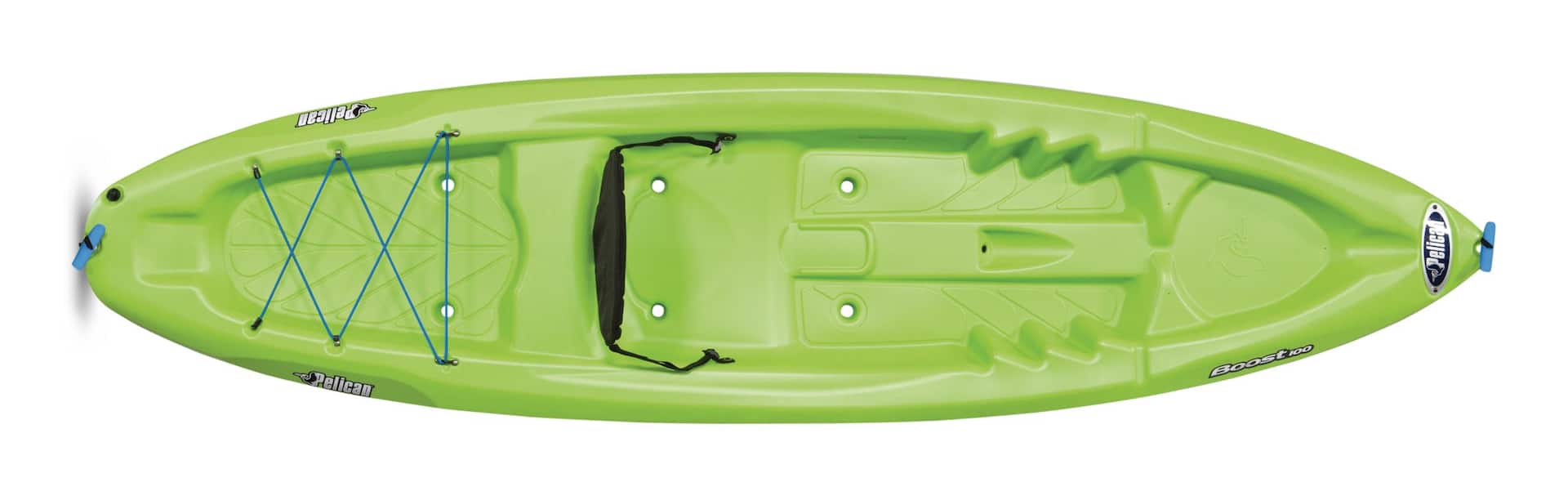 Pelican Boost 100 Sit-on 1-Person Kayak, Lime, 10-ft