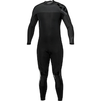 Bare Revel Men's Full Wetsuit with Back Zipper, Grey, 3/2mm