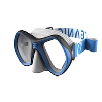 Oceanic Snorkeling Mask with Wide FoV, Tempered Glass Build, Youth