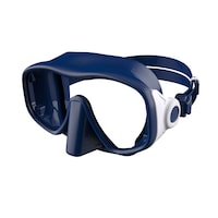 Oceanic Snorkeling Mask with Wide FoV, Tempered Glass Build, Adult