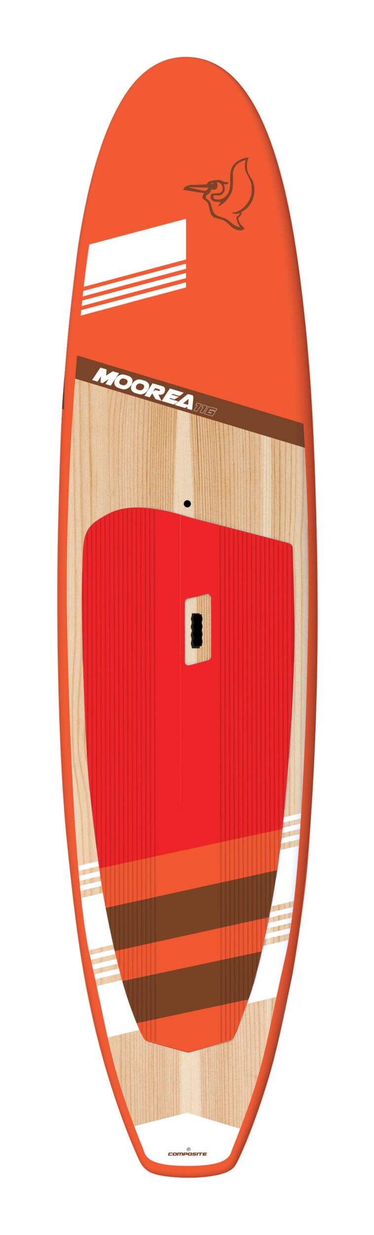 Moorea Stand-Up Paddle Board, 11.6-ft Overhead_Flat