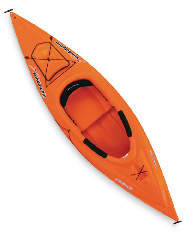 Sun Dolphin Aruba 10 Sit-in Recreational 1-Person Kayak, Neon Orange, 10-ft  Canadian Tire