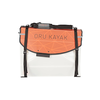 Kayak ouvert compact et léger Oru Bay S pour adultes et jeunes, 1 personne, blanc Front_Flat
