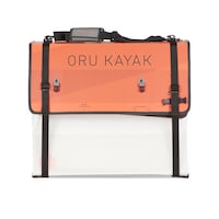 Oru Haven Sport Lightweight Compact Foldable Sit-In Kayak for Adults & Youth, 2-Person, White Front_Flat