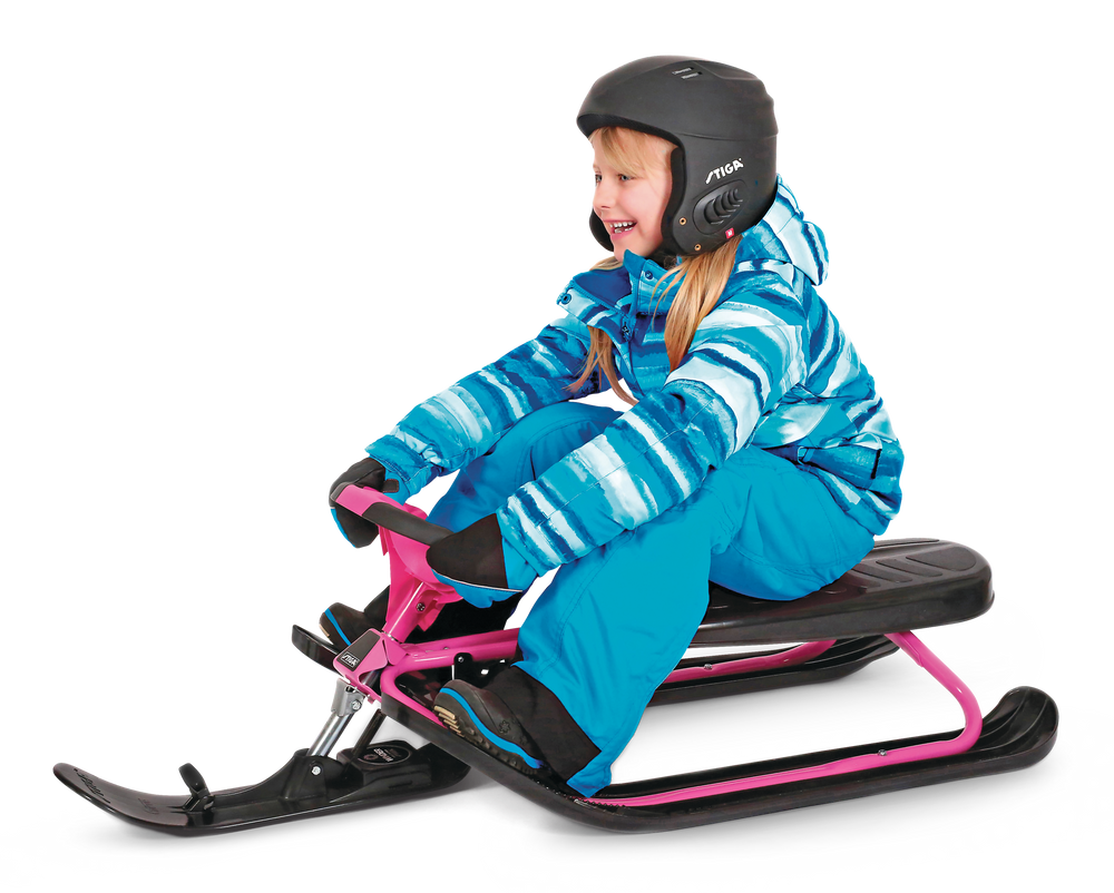 Luge sur ski de course sur neige pour enfants 1 personne Stiga GT Curve