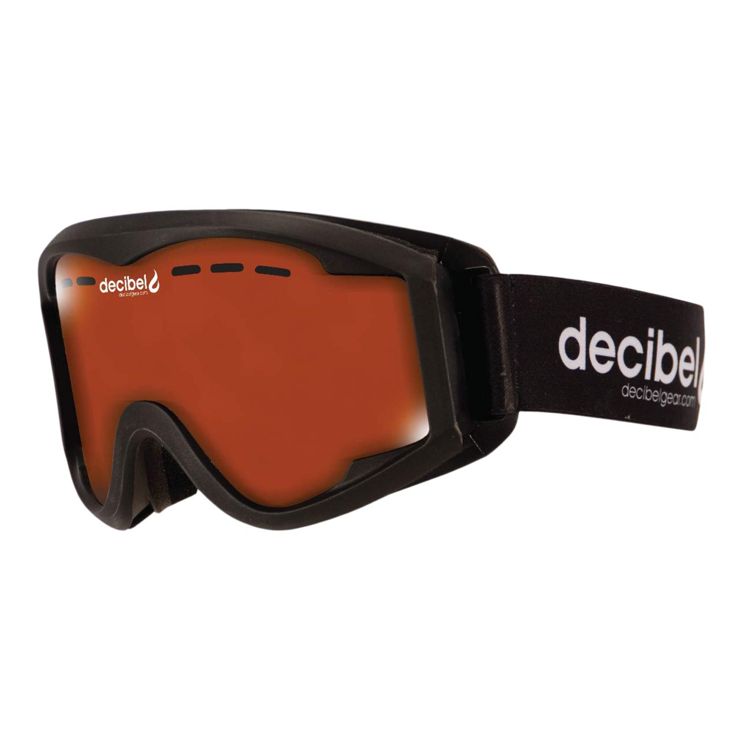 Lunettes de ski/planche à neige pour hommes/femmes Decibel Peak Lite, lentilles antibuée et protection anti-UV Front_Three_Fourths_Angled_Left