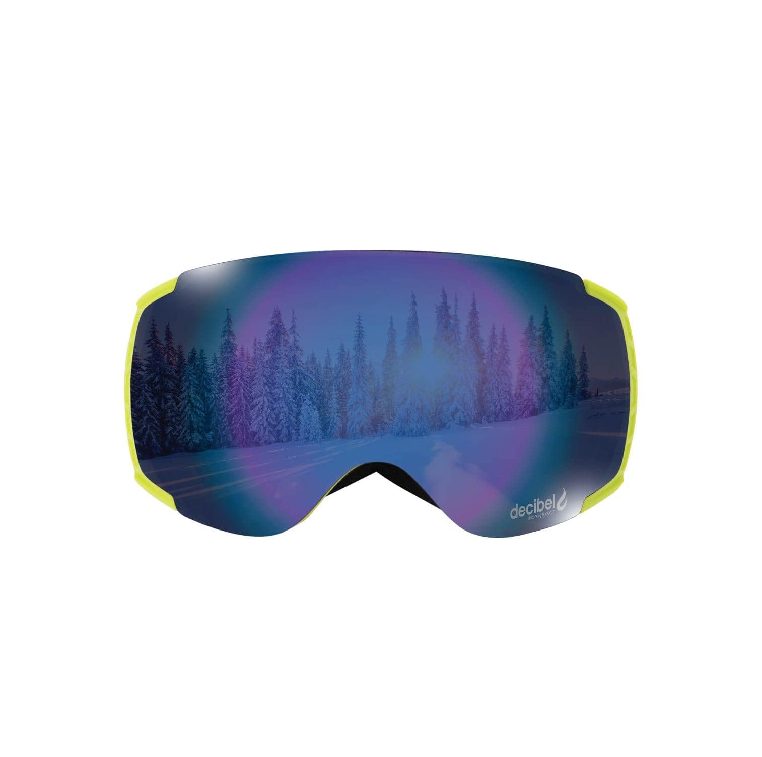 Lunettes de ski/planche à neige pour enfant junior Decibel Carve, lentilles  antibuée et protection anti-UV, noir