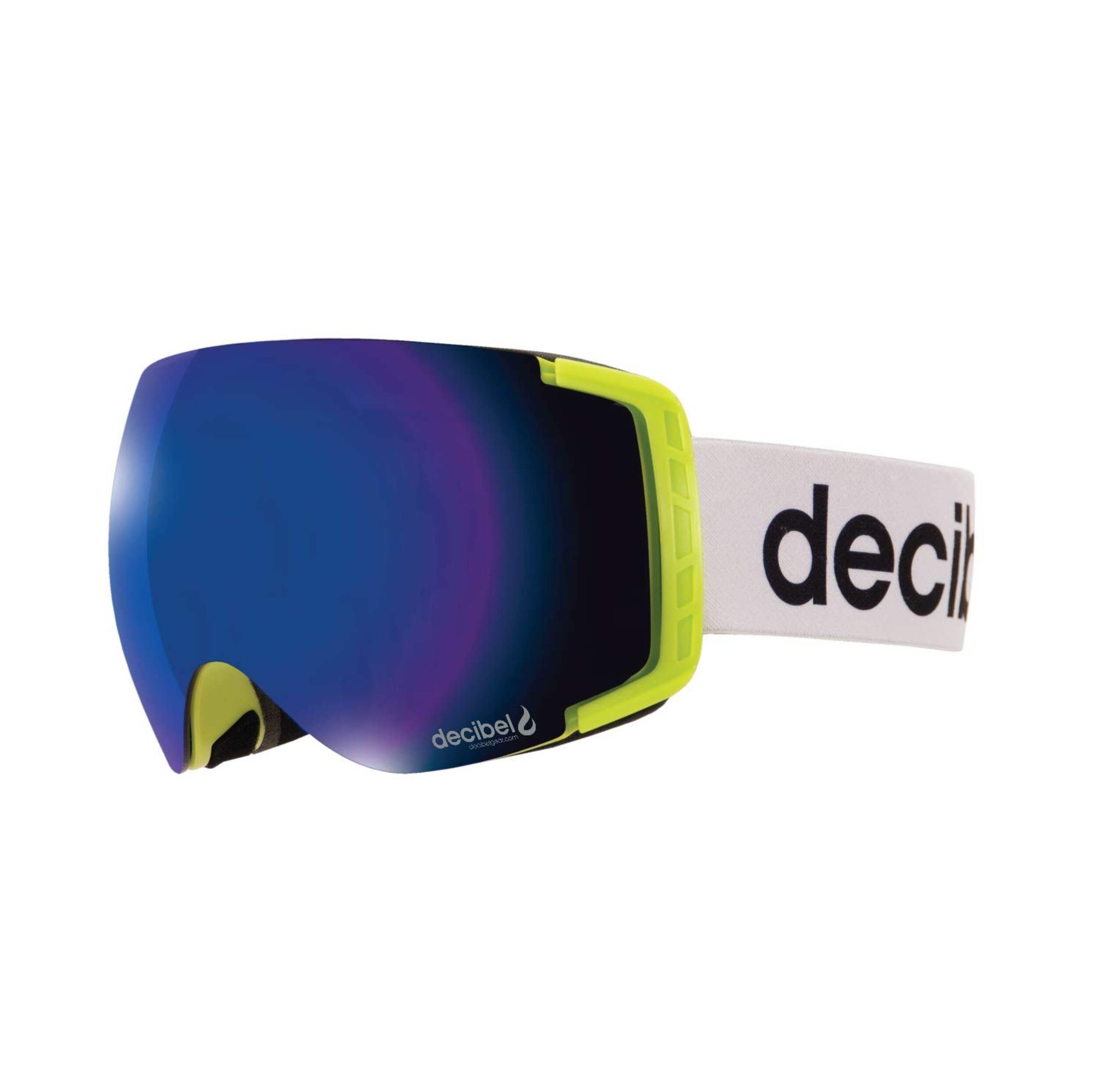 Decibel Backcountry Pro Men's/Women's Ski/Snowboard Goggles, Anti-Fog Lens & UV Protection Front_Three_Fourths_Angled_Left
