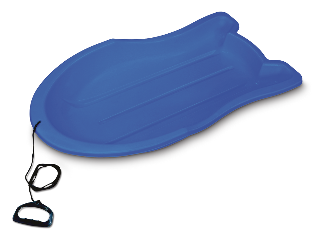 Booster Kids' 1Person Lightweight Plastic Winter Snow Sled/Toboggan w/ Tow Rope Canadian Tire