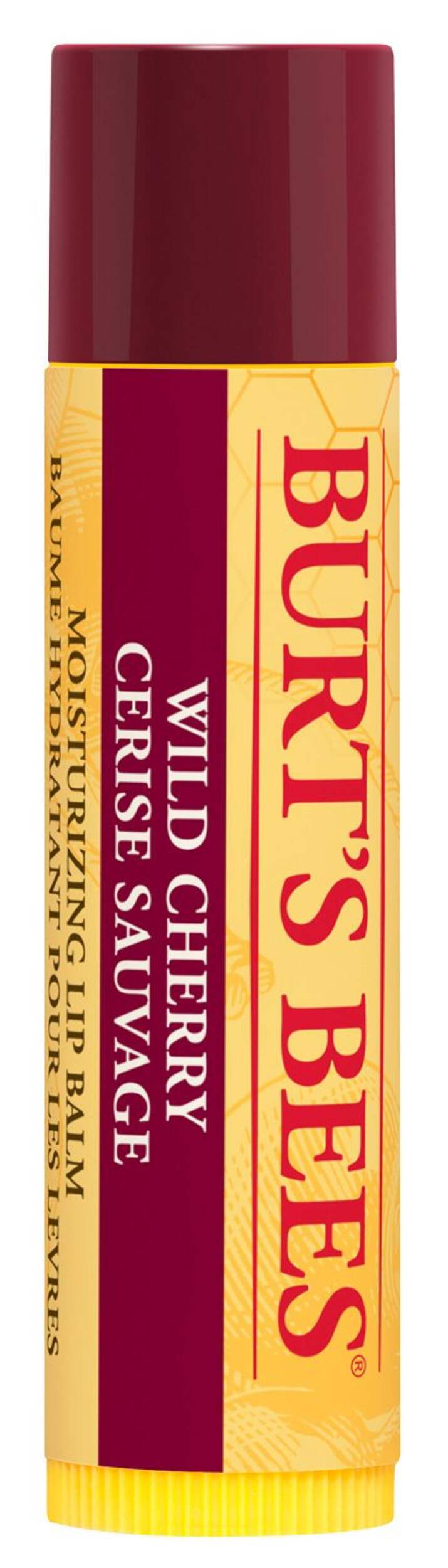 Burt's Bees 100% Natural Lip Balm,  Cherry Front_Flat