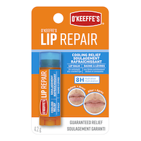 Baume à lèvres rafraichissant O'Keeffes Lip Repair, baume à lèvres hydratant pour lèvres sèches, gercées ou endolories Front_Flat
