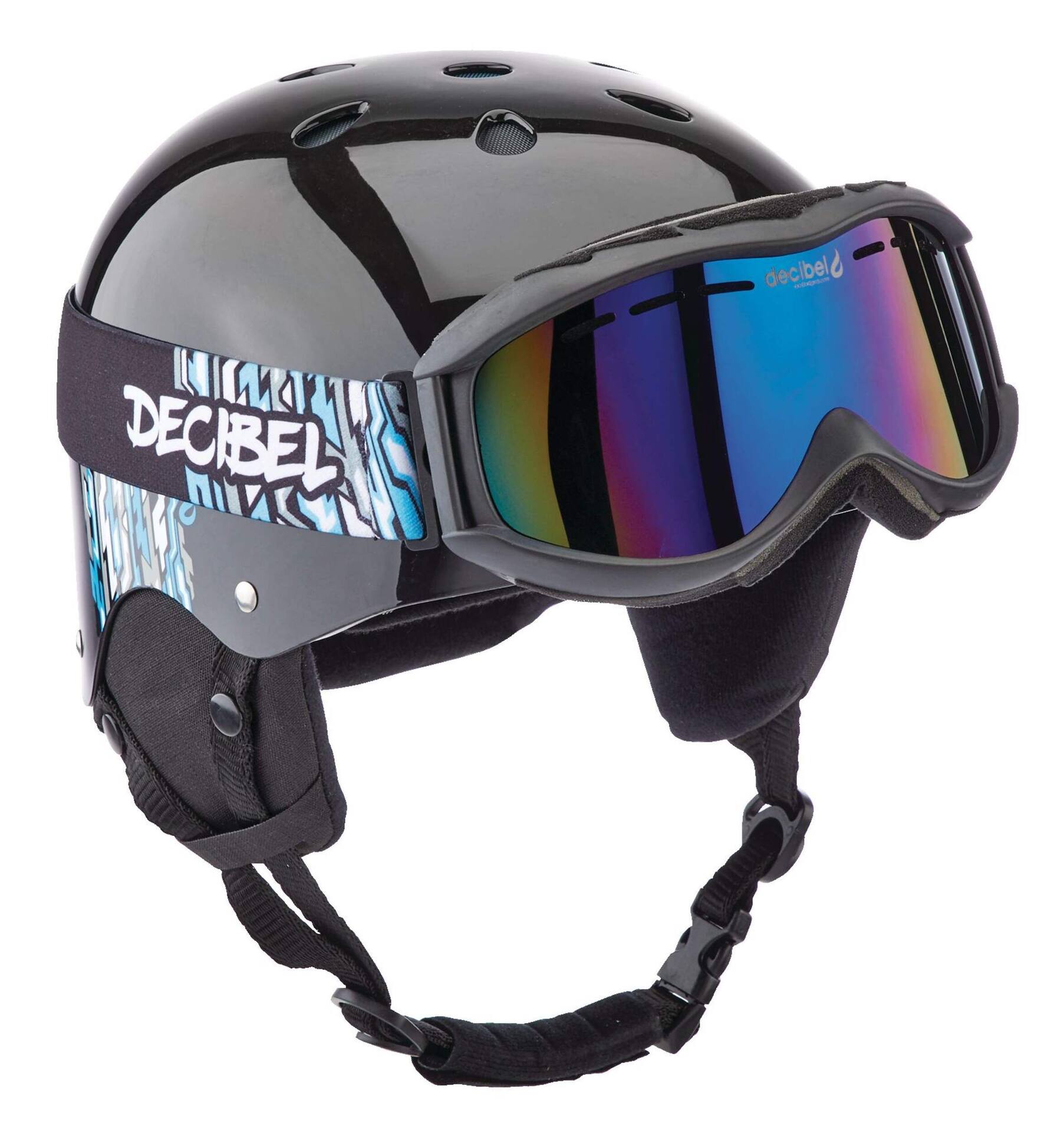 Decibel Youth Kids Protective Dial Fit Ski Snowboard Safety Helmet Goggles Set Canadian Tire