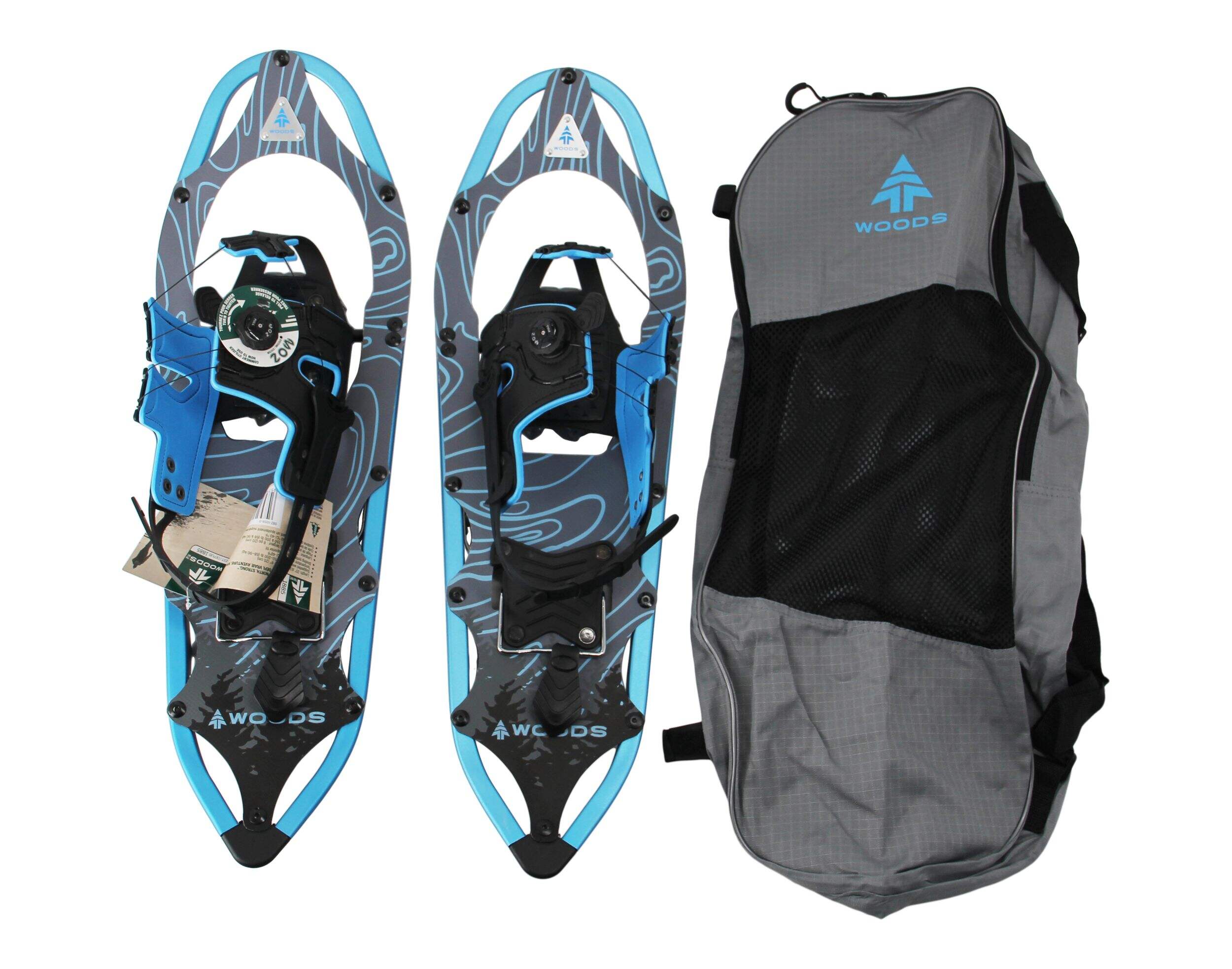 Woods Women's Lightweight Aluminium Snowshoes w/ Adjustable Reel