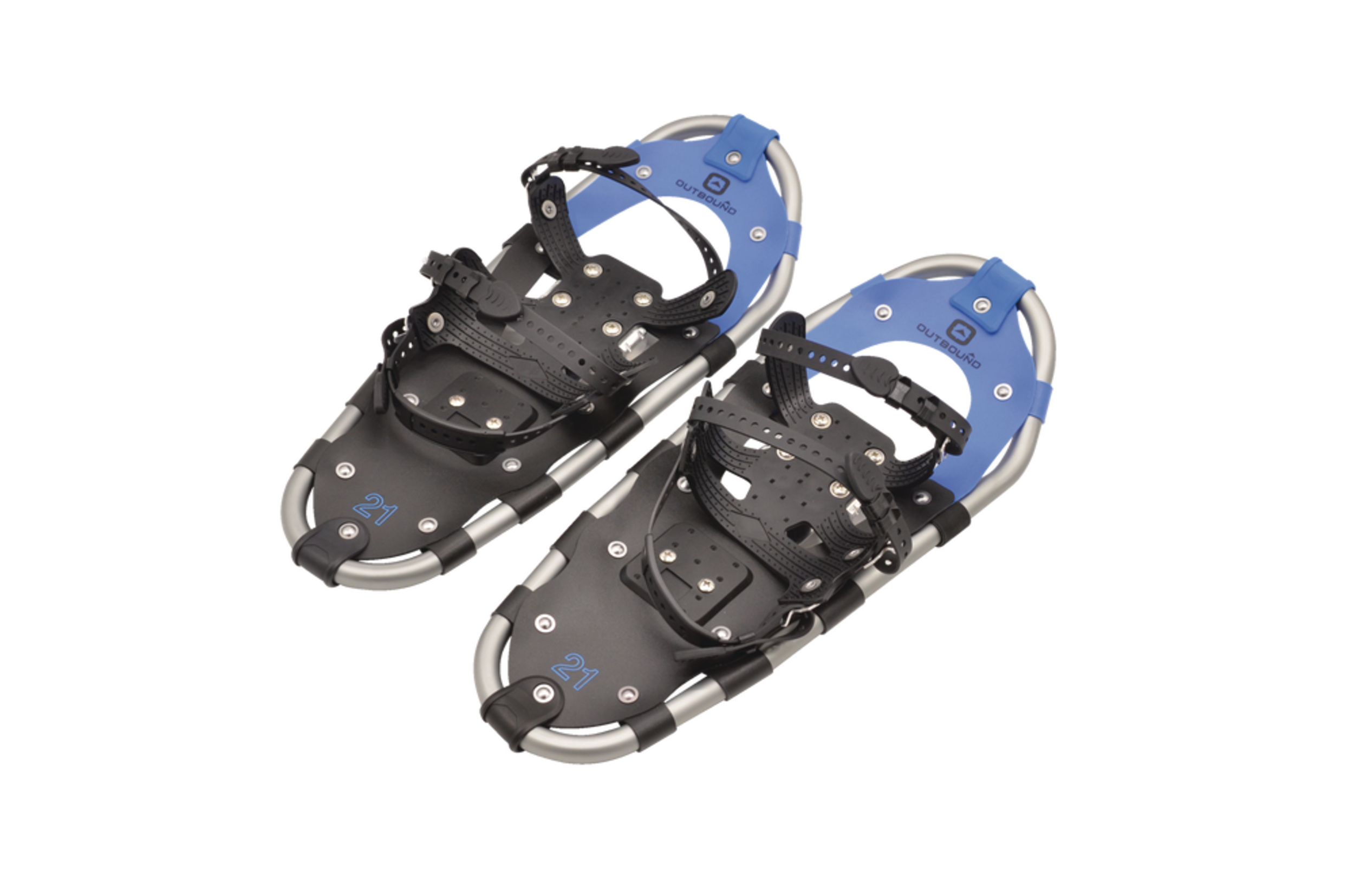 Outbound Men's/Women's Lightweight Aluminium Snowshoes, Adjustable