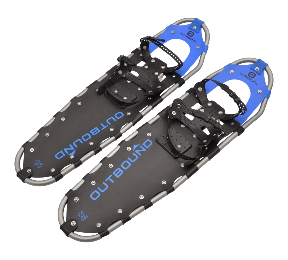 Outbound Men's/Women's Lightweight Aluminium Snowshoes, Adjustable