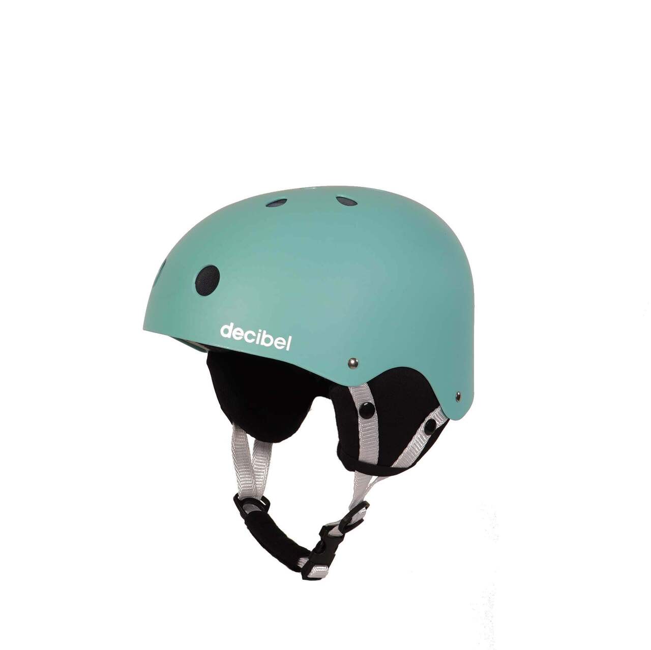 Decibel Youth Kids' Protective Dial-Fit Ski/Snowboard Safety Helmet,  Shockproof ABS, Aqua