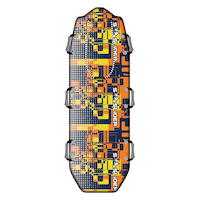 Marvel Snow Slider Kids' 3-Person Lightweight Foam Winter Snow Sled/Toboggan with Handles & Cord