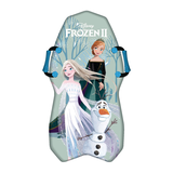 Disney Frozen 2 Kids' 1-Person Lightweight Foam Winter Snow Sled/Toboggan w/ Handles Overhead_Flat