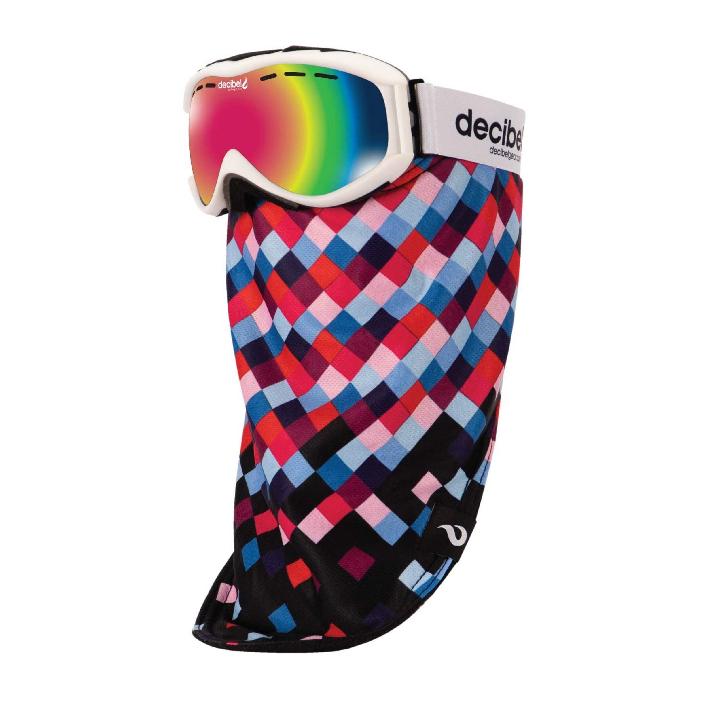 Lunettes/masque de ski/planche à neige très pour hommes/femmes Decibel, lentilles antibuée et protection anti-UV, géo Front_Three_Fourths_Angled_Left