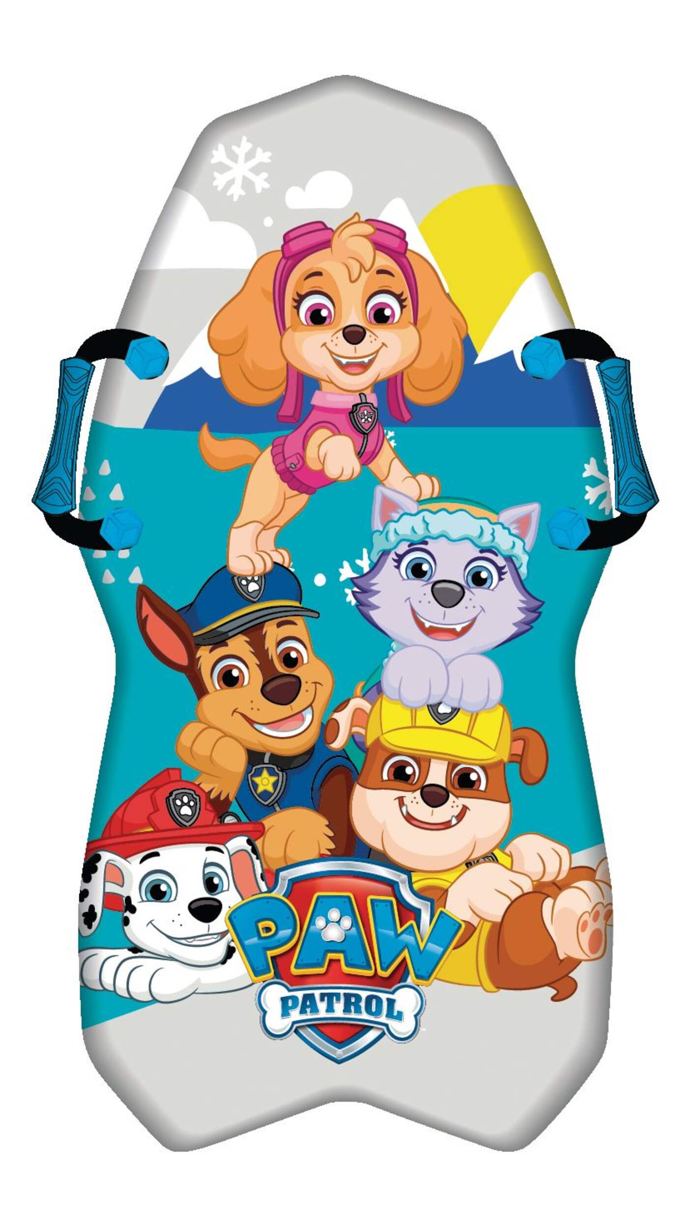 Luge en mousse Nickelodeon Pat'Patrouille, bleu, 36 po Front_Flat