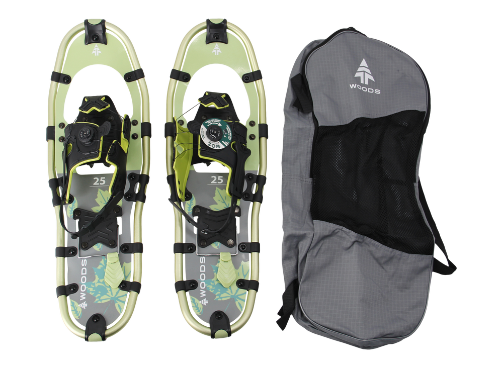 Woods Balsam Women's Lightweight Aluminium Snowshoes w/ Adjustable Reel