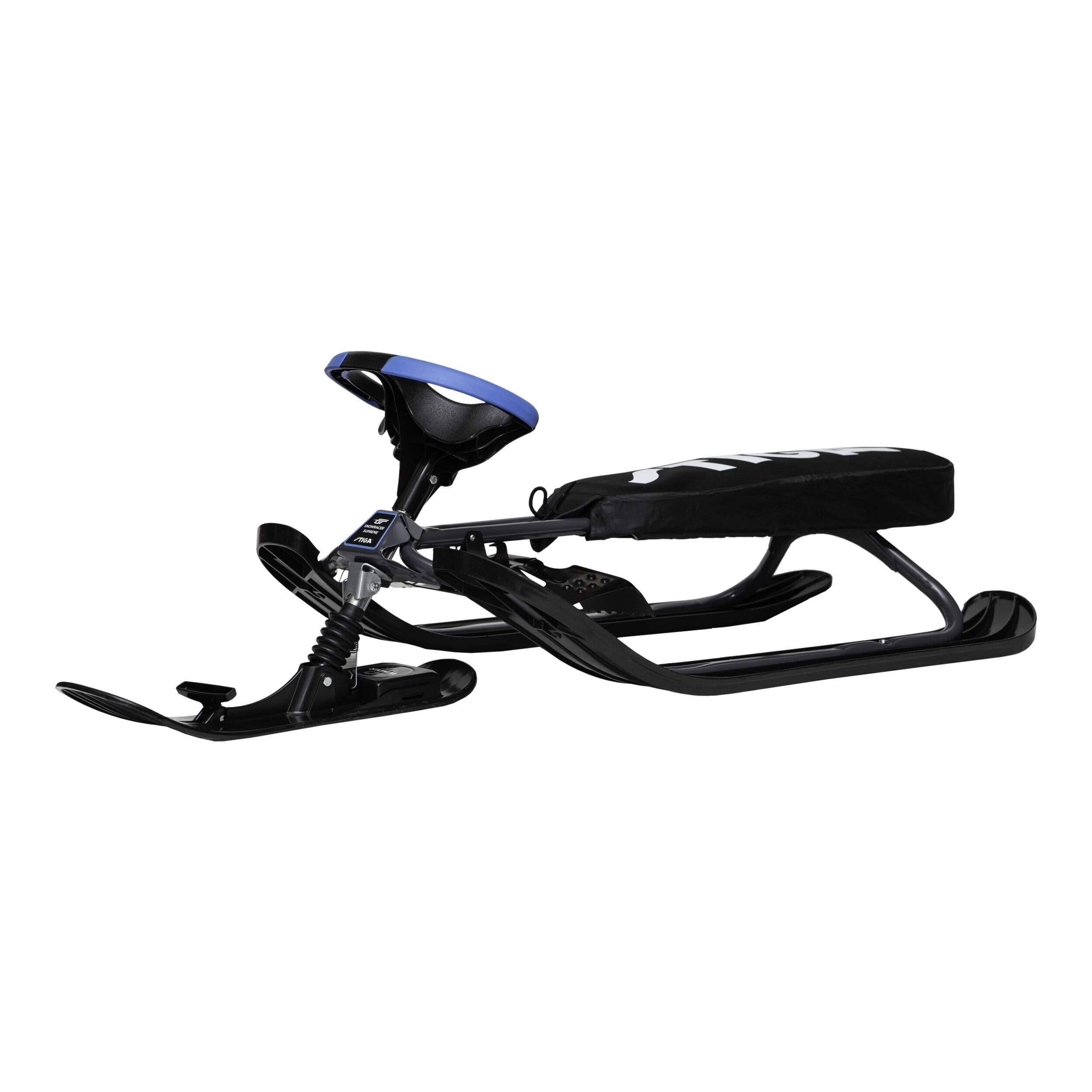 Stiga GT Supreme Curve Snow Racer for Ages 5+, Grey Front_Angled_Left