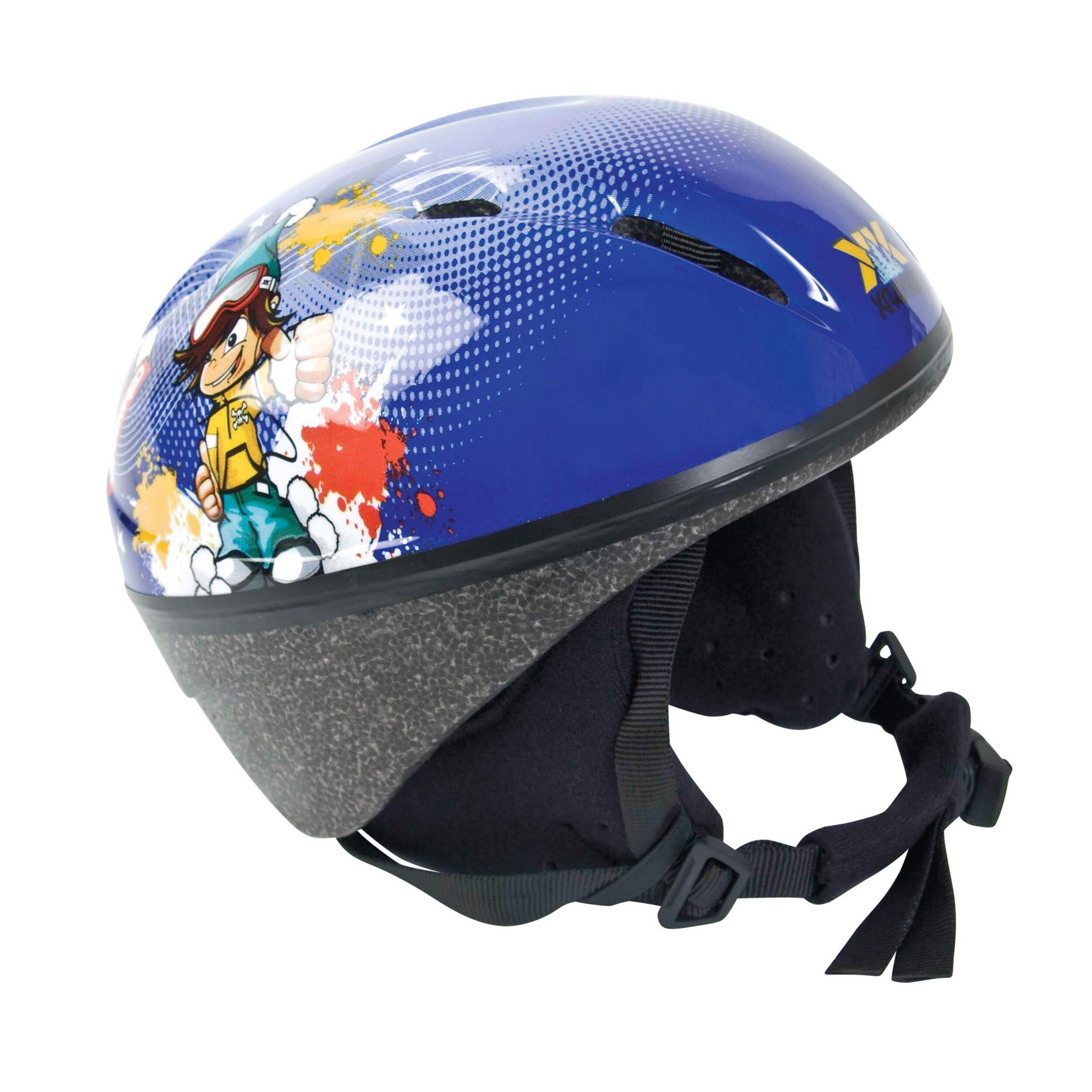Toddler Winter Helmet, Boys' Front_Three_Fourths_Angled_Right