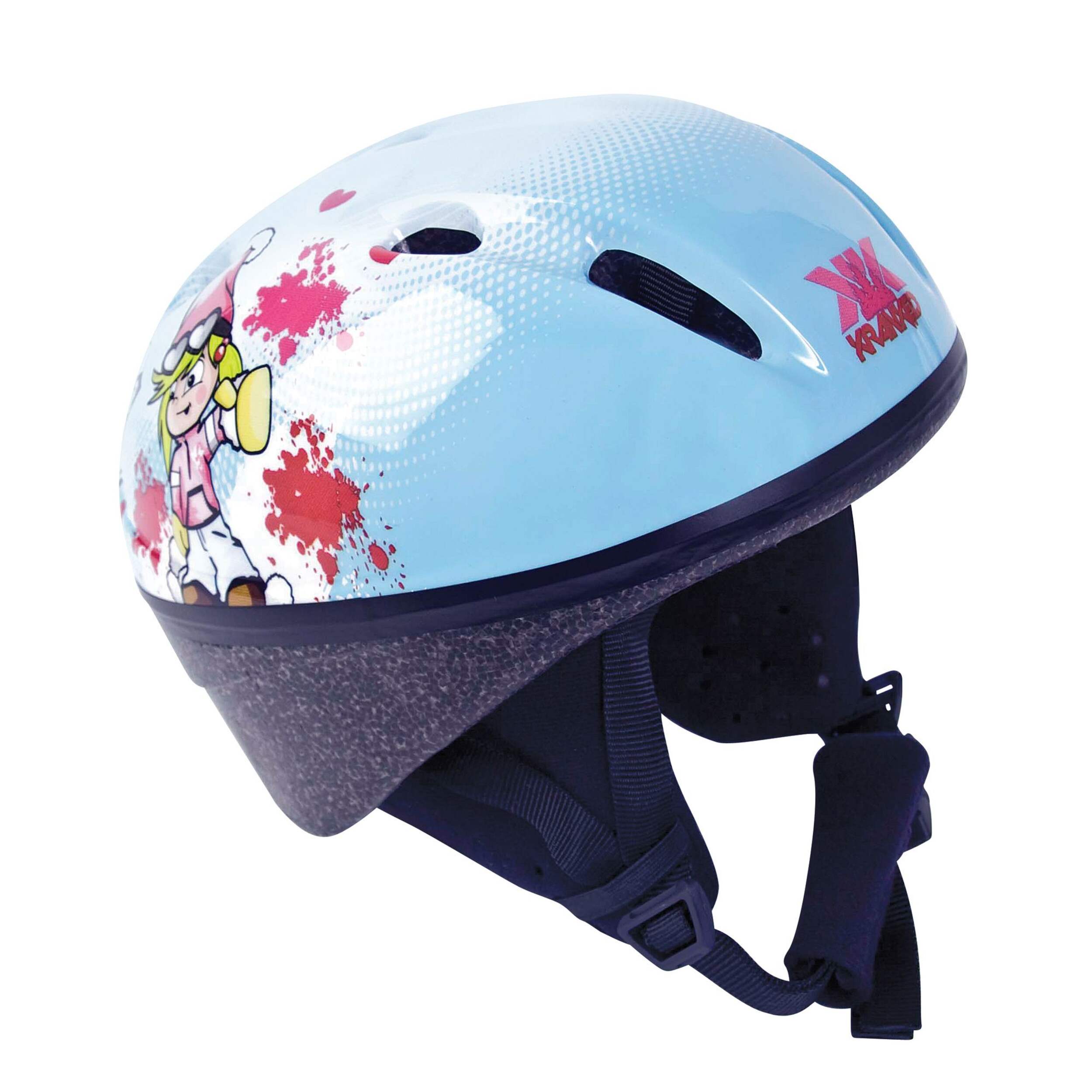 Toddler Winter Helmet, Girls' Front_Three_Fourths_Angled_Right