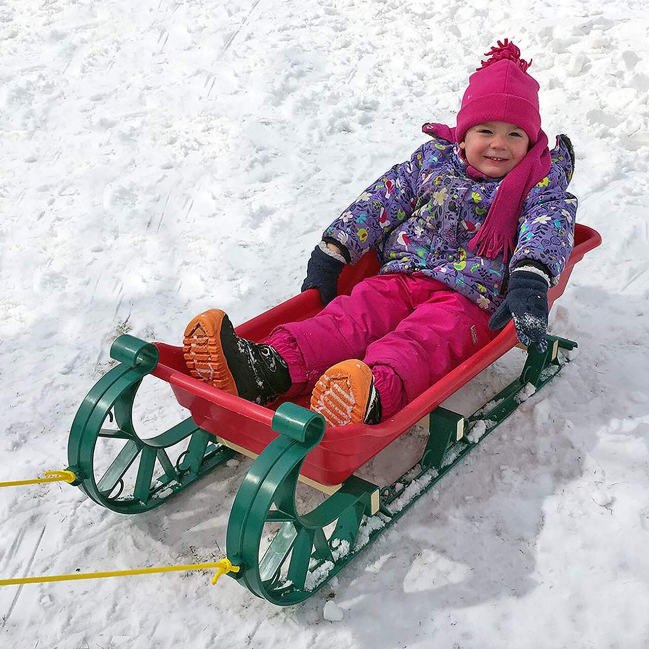 Nickelodeon Paw Patrol Kids' 1-Person Lightweight Foam Winter Snow Saucer  Sled/Toboggan