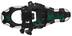 Outbound Lightweight Aluminum Snowshoes with Hiking Poles & Carrybag, Black Overhead_Flat