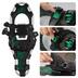 Outbound Lightweight Aluminum Snowshoes with Hiking Poles & Carrybag, Black Composite_or_Mixed