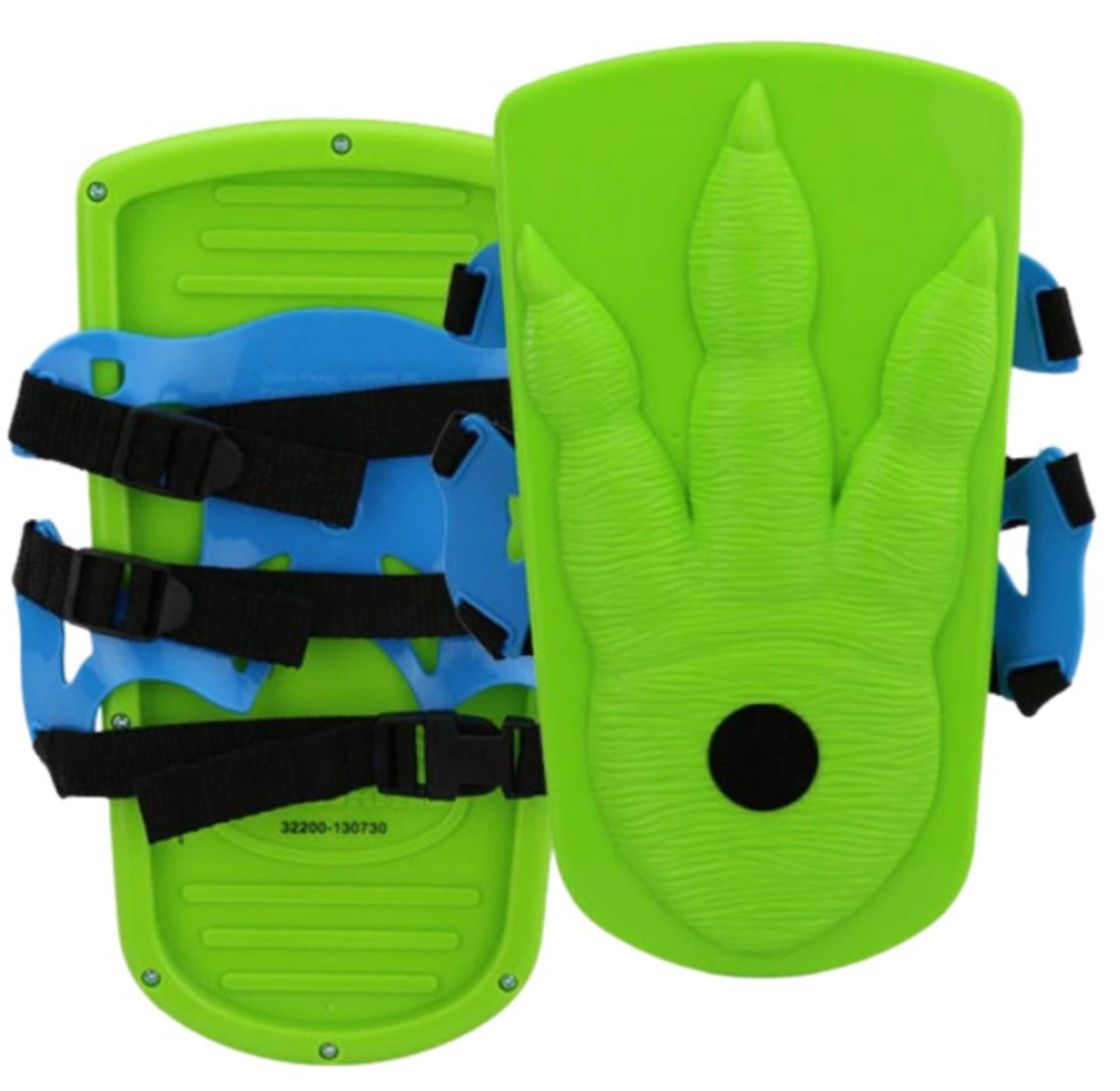 Snow Stompers Kids' Toy Dinosaur Or Bear Footprint Plastic Snowshoes w/ Adjustable Bindings, Ages 5+ Composite_or_Mixed