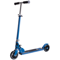 Stiga Kick Combo Kids' 2-in-1 Convertible All-Weather Scooter w/ Snow Skis & Wheel Blades Front_Three_Fourths_Angled_Left