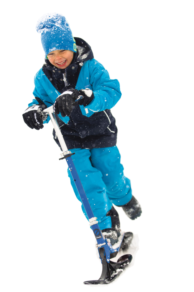 Stiga Kick Combo Kids' 2-in-1 Convertible All-Weather Scooter w/ Snow Skis  & Wheel Blades | Canadian Tire