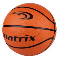 Matrix Kids' Small Rubber Basketball, Size 3 (22.5-in) Front_Three_Fourths_Angled_Right
