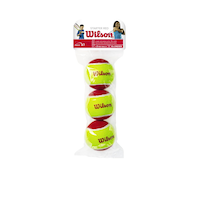 Wilson Starter Easy Ball Low Compression Tennis Balls For Beginners & Kids, Yellow/Red, 3-pk