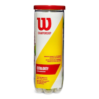 Wilson Championship Extra-Duty All Court Tennis Balls, Yellow, 3-pk