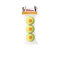 Wilson Starter Game Tennis Balls, Yellow/Orange, 3-pk