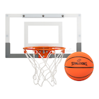 Mini-panier de basket-ball noir de 18 po Silverback par Escalade